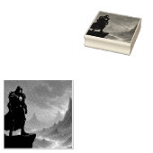 Dunkler Ritter der Flamme Gummistempel (Stempel)