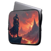 Dunkler Ritter der Flamme Laptopschutzhülle (Vorderseite Links)