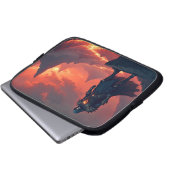 Dunkler Ritter der Flamme Laptopschutzhülle (Vorne Knopf)