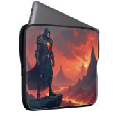 Dunkler Ritter der Flamme Laptopschutzhülle (Vorne Rechts)