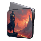Dunkler Ritter der Flamme Laptopschutzhülle (Vorderseite Links)