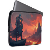 Dunkler Ritter der Flamme Laptopschutzhülle (Vorne Rechts)