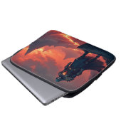 Dunkler Ritter der Flamme Laptopschutzhülle (Vorne Knopf)