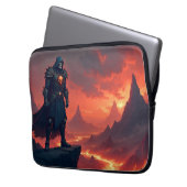 Dunkler Ritter der Flamme Laptopschutzhülle (Vorderseite Links)