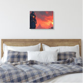 Dunkler Ritter der Flamme Leinwanddruck (Insitu (Schlafzimmer))