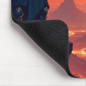 Dunkler Ritter der Flamme Mousepad (Ecke)