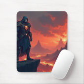 Dunkler Ritter der Flamme Mousepad (Mit Mouse)