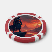 Dunkler Ritter der Flamme Pokerchips (Einzeln)