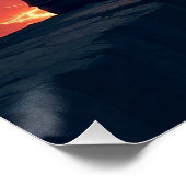 Dunkler Ritter der Flamme Poster (Ecke)