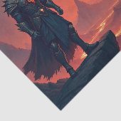 Dunkler Ritter der Flamme Seidenpapier (Ausschnitt)