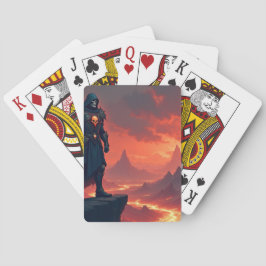 Dunkler Ritter der Flamme Spielkarten