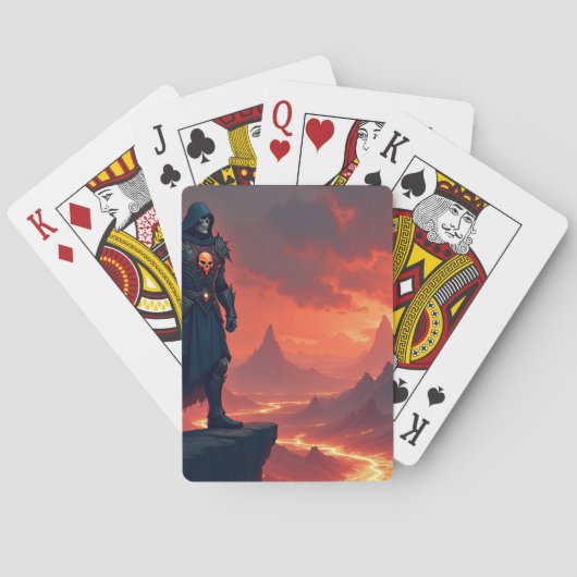 Dunkler Ritter der Flamme Spielkarten (Rückseite)