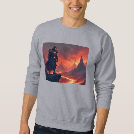 Dunkler Ritter der Flamme Sweatshirt (Vorderseite)