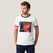 Dunkler Ritter der Flamme T-Shirt (Vorne ganz)