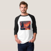 Dunkler Ritter der Flamme T-Shirt (Vorne ganz)
