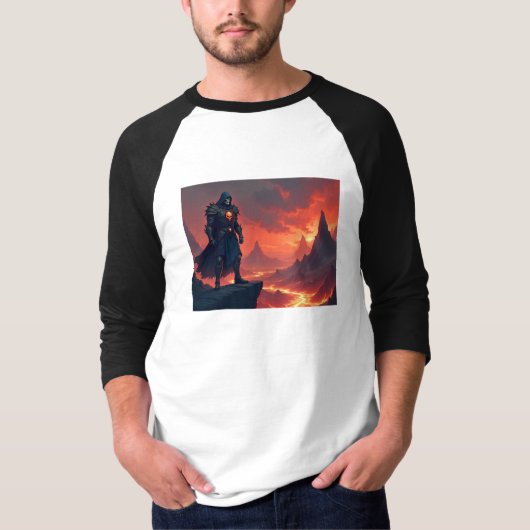 Dunkler Ritter der Flamme T-Shirt (Vorderseite)