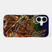 DUNKLER RITTER Fantasy iPhone 16 Hülle (Rückseite (Horizontal))