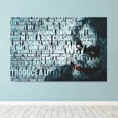 Dunkler Ritter Premium Wrapped Canvas (Glanz) Leinwanddruck (Insitu (Holzboden))