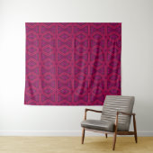 Dunkler Rosa Stern Wandteppich (Beispiel (Horizontal))