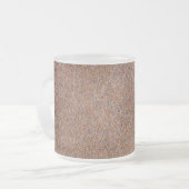 Dunkler Rost Mattglastasse (Vorderseite Links)