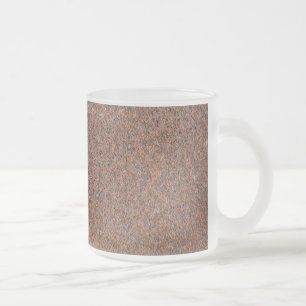 Dunkler Rost Mattglastasse
