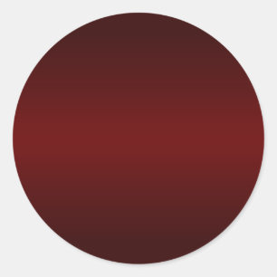 Dunkler roter Gradient Blank Runder Aufkleber