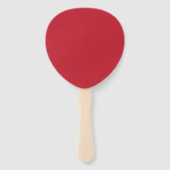 Dunkler roter Hintergrund Fächer (Rückseite)