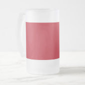 Dunkler roter Hintergrund  Mattglas Bierglas (Vorderseite Links)