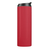 Dunkler roter Hintergrund Thermosbecher (Nach links gedreht)