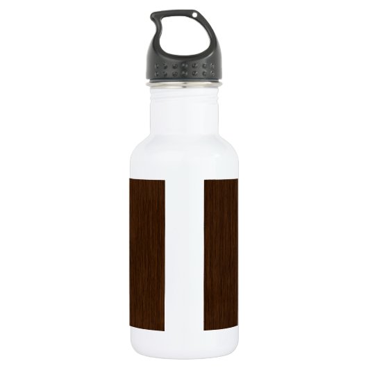 Dunkler Rustikaler Grauholzhintergrund Trinkflasche (Rückseite)