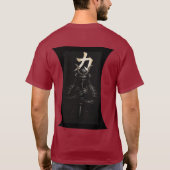 Dunkler Samurai T-Shirt (Rückseite)