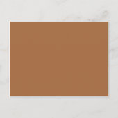 Dunkler Sandy Beige Kaffee Karamelll Farbe nur bra Postkarte (Vorderseite)