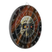 Dunkler Schädel Dartscheibe (Vorderseite Links)