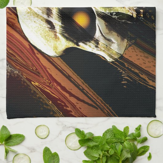 Dunkler Schädel Handtuch (Gefaltet)