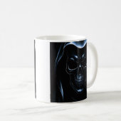 Dunkler Schädel Kaffeetasse (VorderseiteRechts)