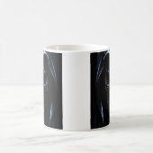 Dunkler Schädel Kaffeetasse (Mittel)