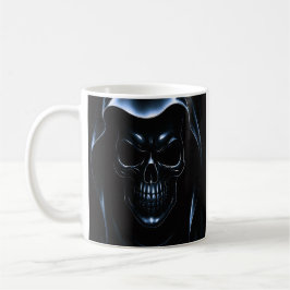 Dunkler Schädel Kaffeetasse