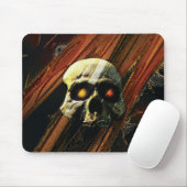 Dunkler Schädel Mousepad (Mit Mouse)