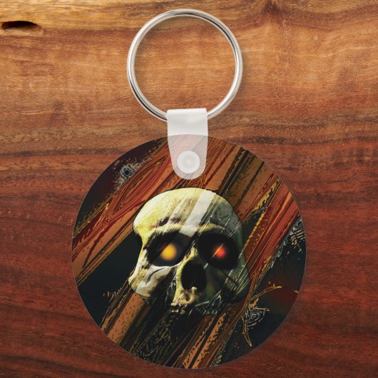 Dunkler Schädel Schlüsselanhänger (Vorderseite)