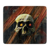 Dunkler Schädel Schneidebrett (Vorderseite)