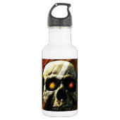 Dunkler Schädel Trinkflasche (Vorderseite)