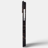 Dunkler Schädel und Blumendesign Case-Mate iPhone Hülle (Rückseite / Links)