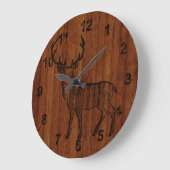 Dunkler Schatten Großer Bock Große Wanduhr (Winkel)