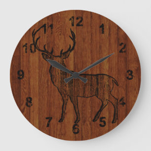 Dunkler Schatten Großer Bock Große Wanduhr