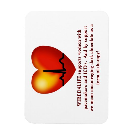 Dunkler Schokoladentherapie-Magnet Magnet (Vertikal)