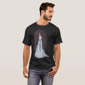 Dunkler schwarzer Labradhund T-Shirt (Vorne ganz)