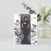 Dunkler September - Postkarte (Stehend Vorderseite)