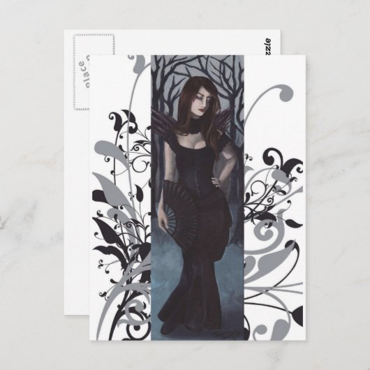 Dunkler September - Postkarte (Vorne/Hinten)