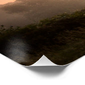 Dunkler Sonnenaufgang im Herbst (4543) Poster (Ecke)