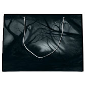 Dunkler Spooky Forest Große Geschenktüte (Vorderseite)